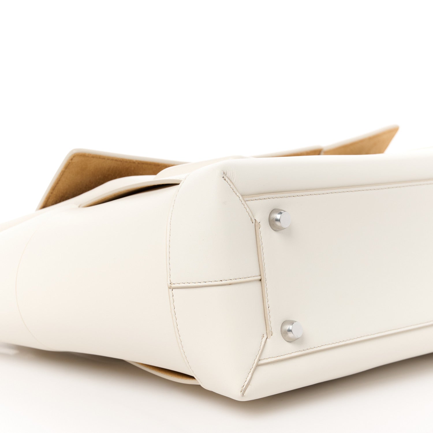 Bottega Veneta Calfskin Maxi Intrecciato Medium Arco White 10 of 12