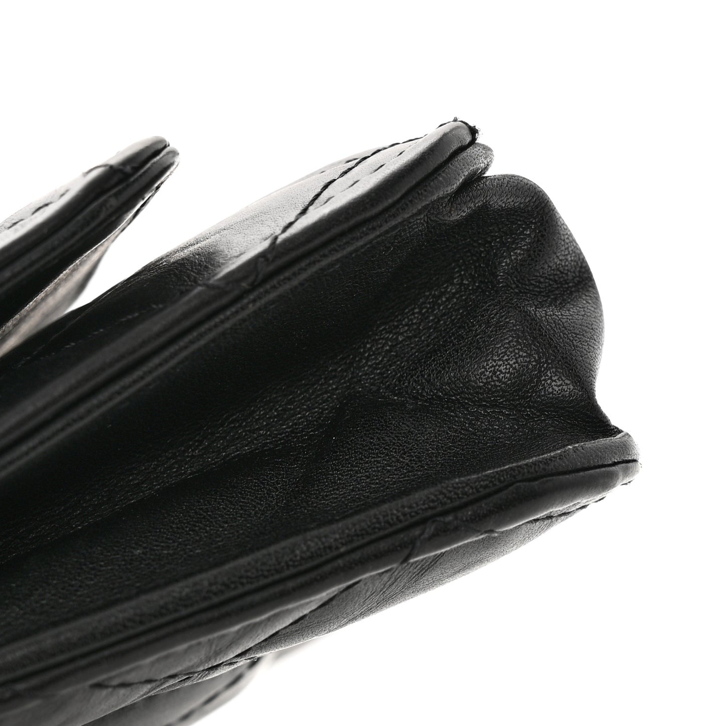 Aged Calfskin Reissue Wallet On Chain WOC Black