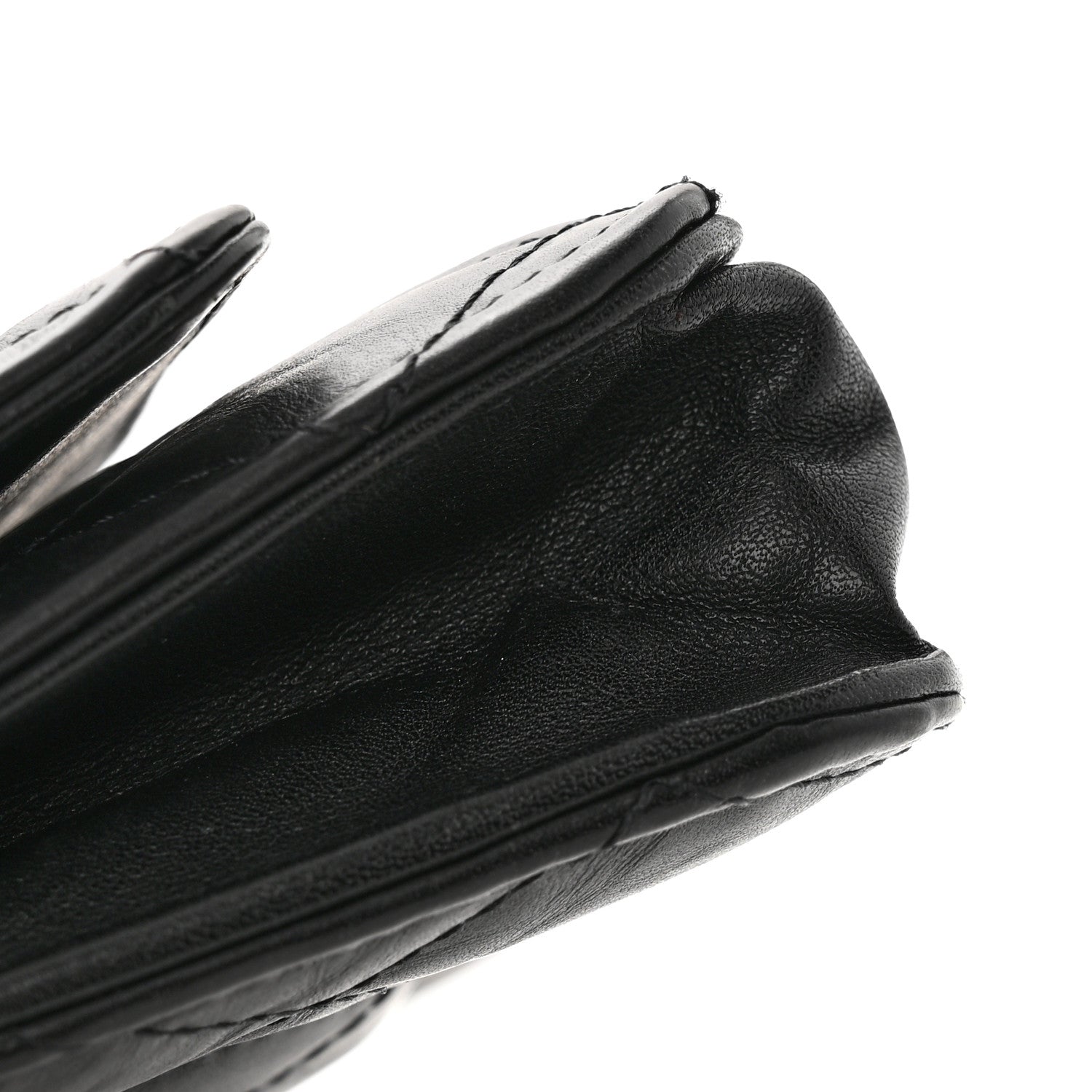 Chanel Aged Calfskin Reissue Wallet On Chain WOC Black 14 of 17