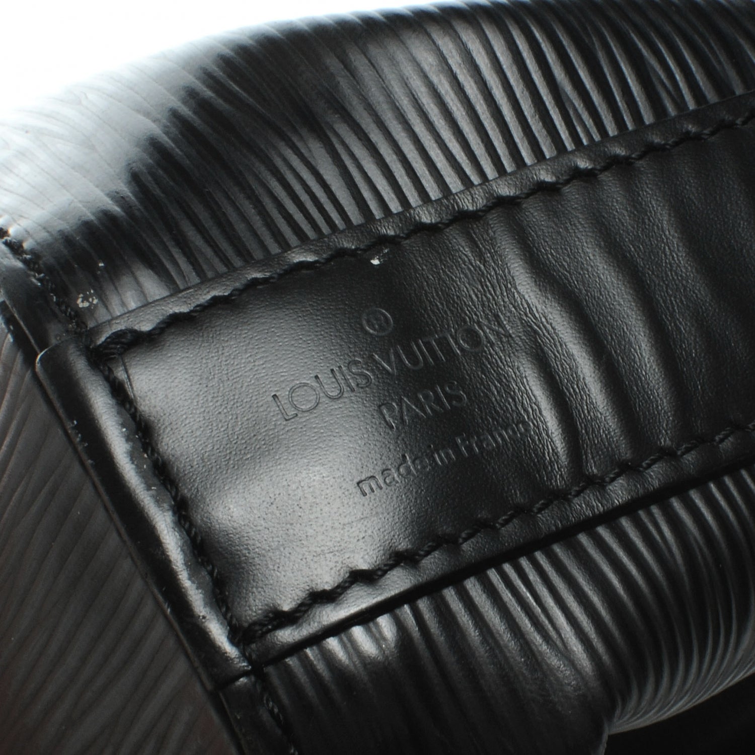 Louis Vuitton Epi Sac D'Epaule Shoulder Black 7 of 8