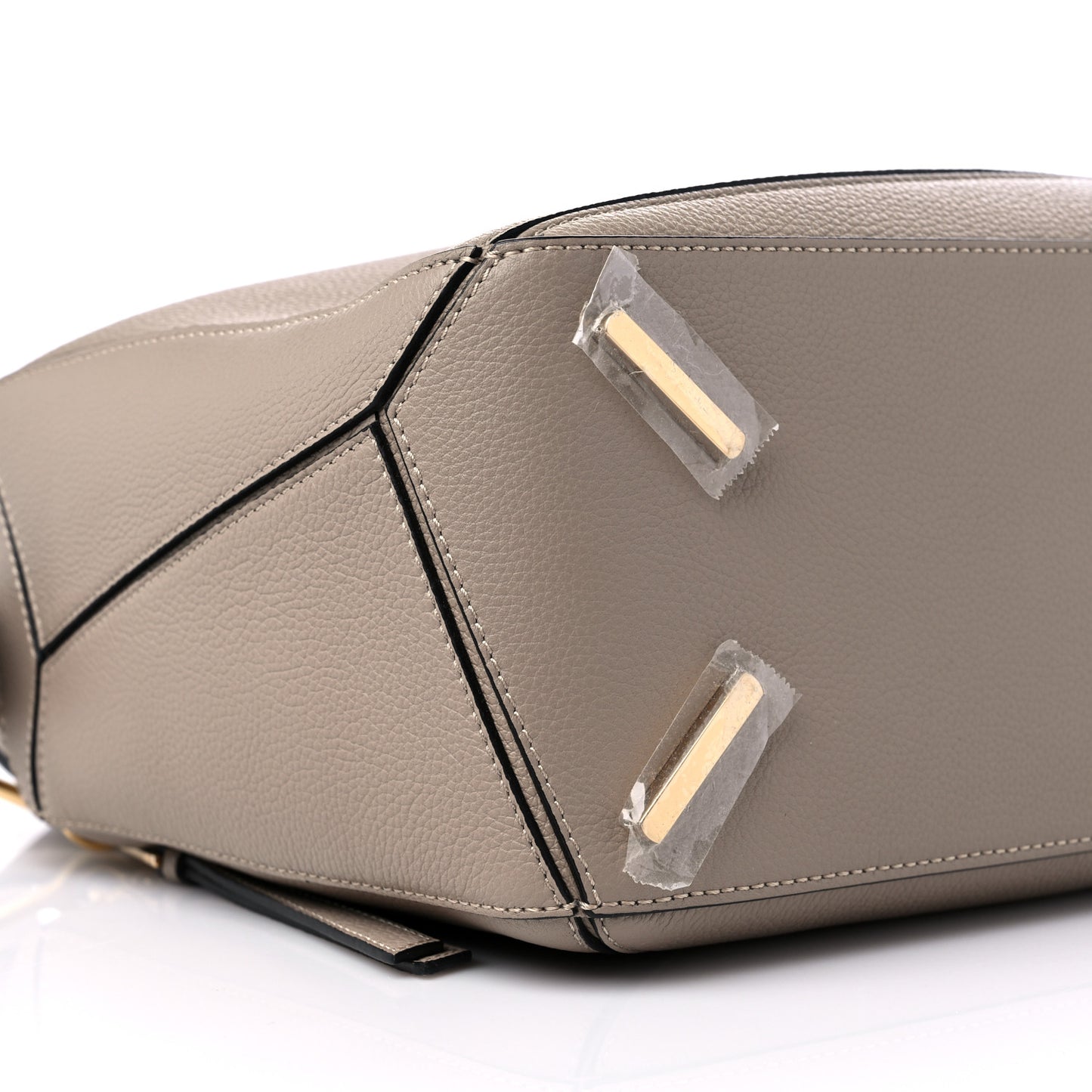 Calfskin Medium Puzzle Bag Sand