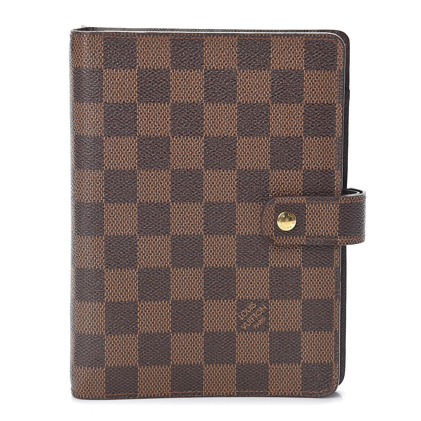 Damier Ebene Medium Ring Agenda Cover