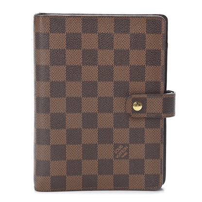 Louis Vuitton Damier Ebene Medium Ring Agenda Cover 1 of 15