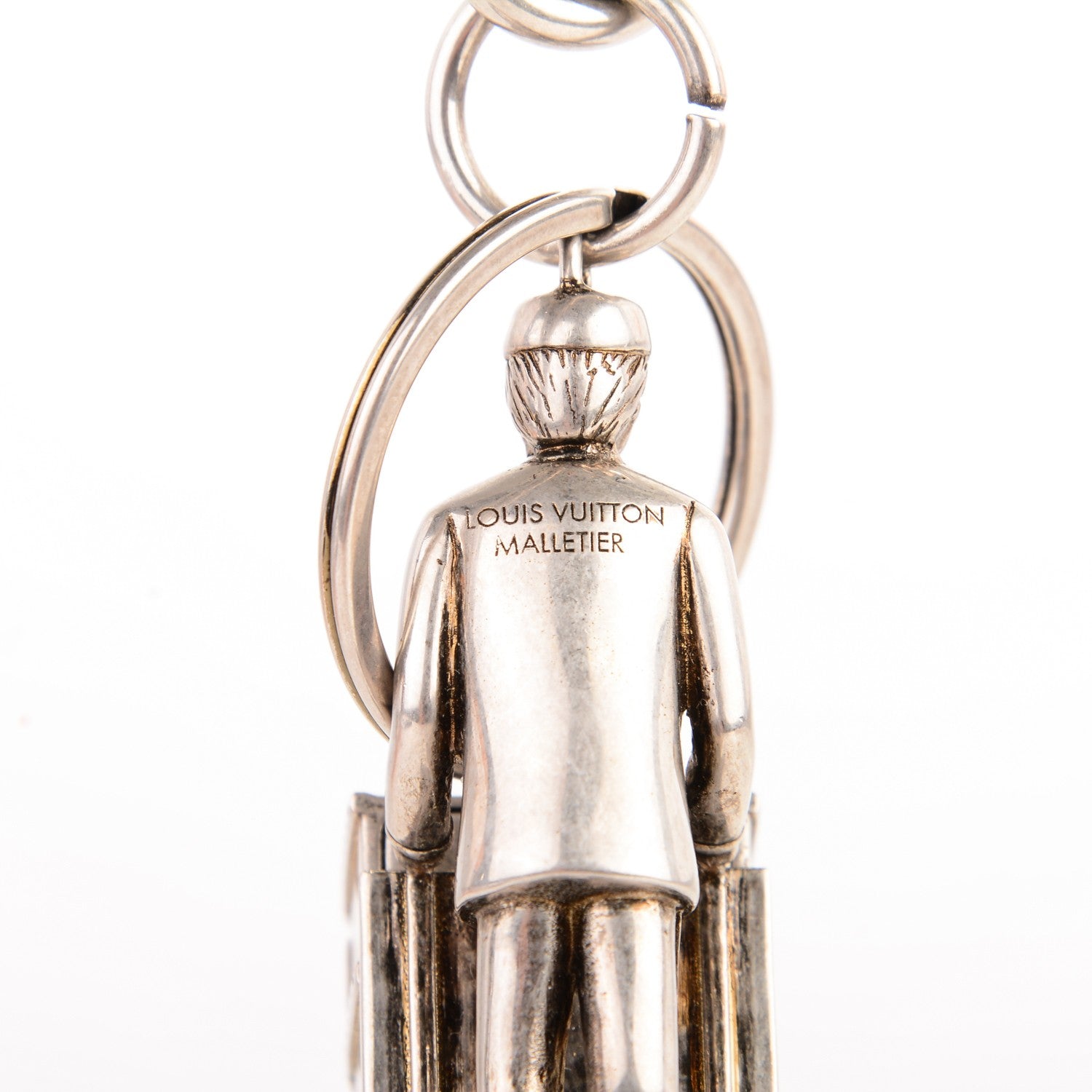 Louis Vuitton Palladium Porter Valet Key Holder Silver 3 of 7