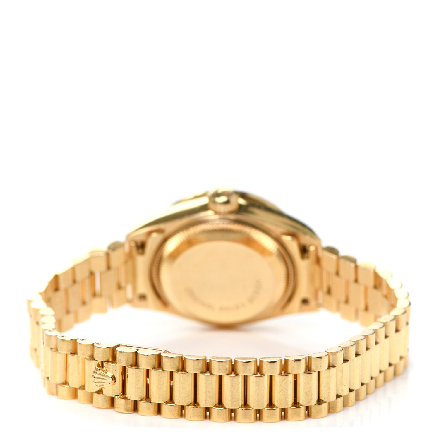 Rolex 18K Yellow Gold Diamond 26mm Datejust President Watch Champagne 69178 3 of 5