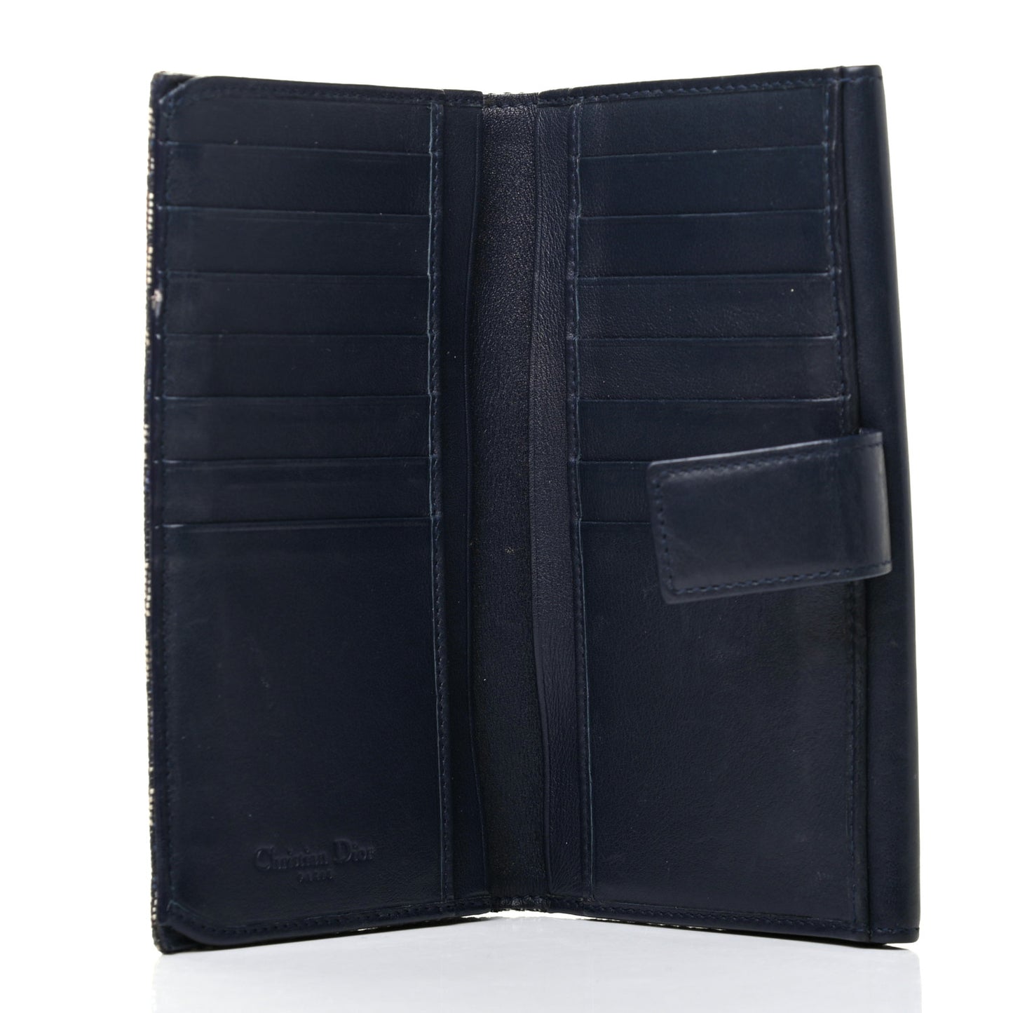 Monogram Calfskin D Continental Wallet Navy
