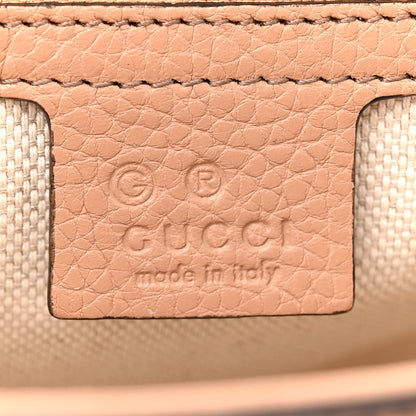 Gucci Pebbled Calfskin Medium Soho Flap Crossbody Camelia 6 of 14