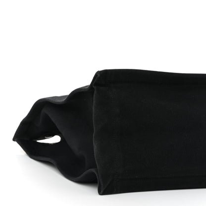 Saint Laurent Linen Calfskin Rive Gauche Tote Black 8 of 10