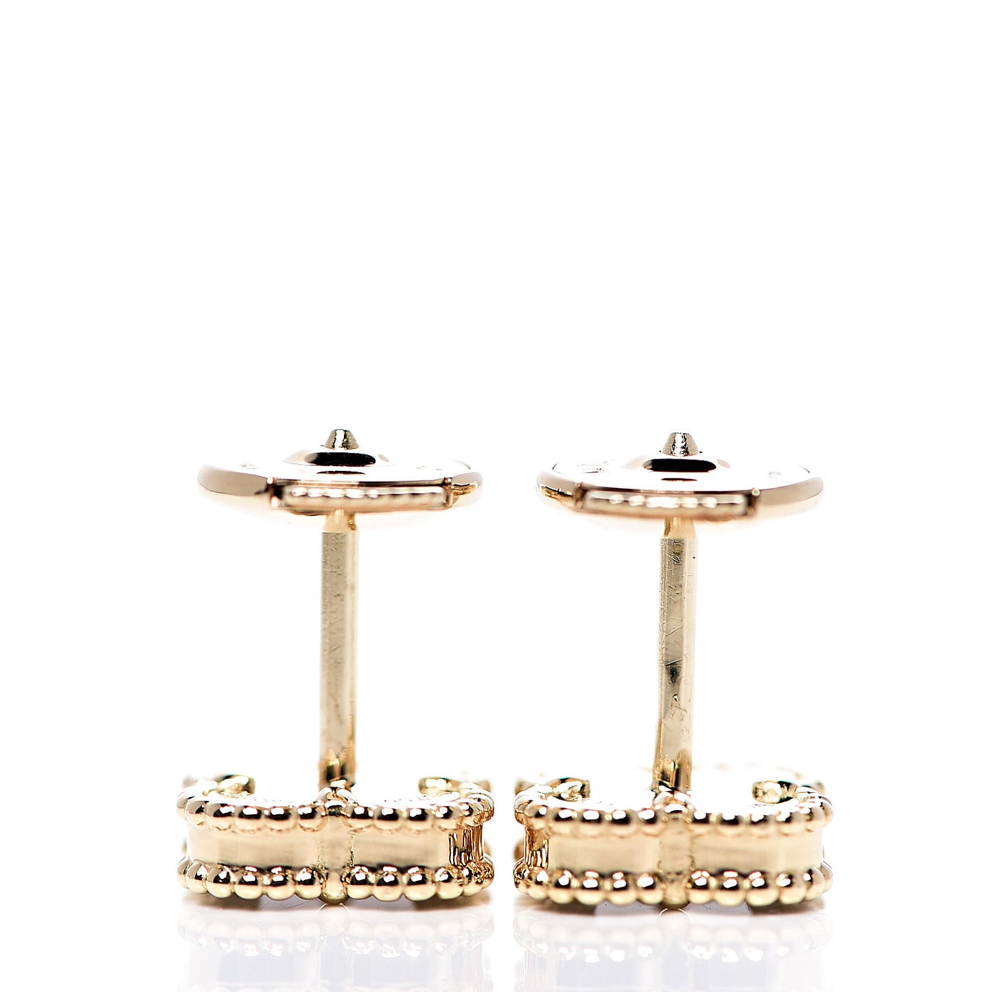 18K Yellow Gold Mother of Pearl Sweet Alhambra Earrings