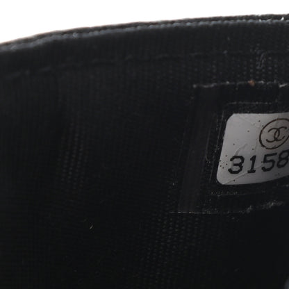 Chanel Caviar Quilted Boy Card Holder Black 8 of 9