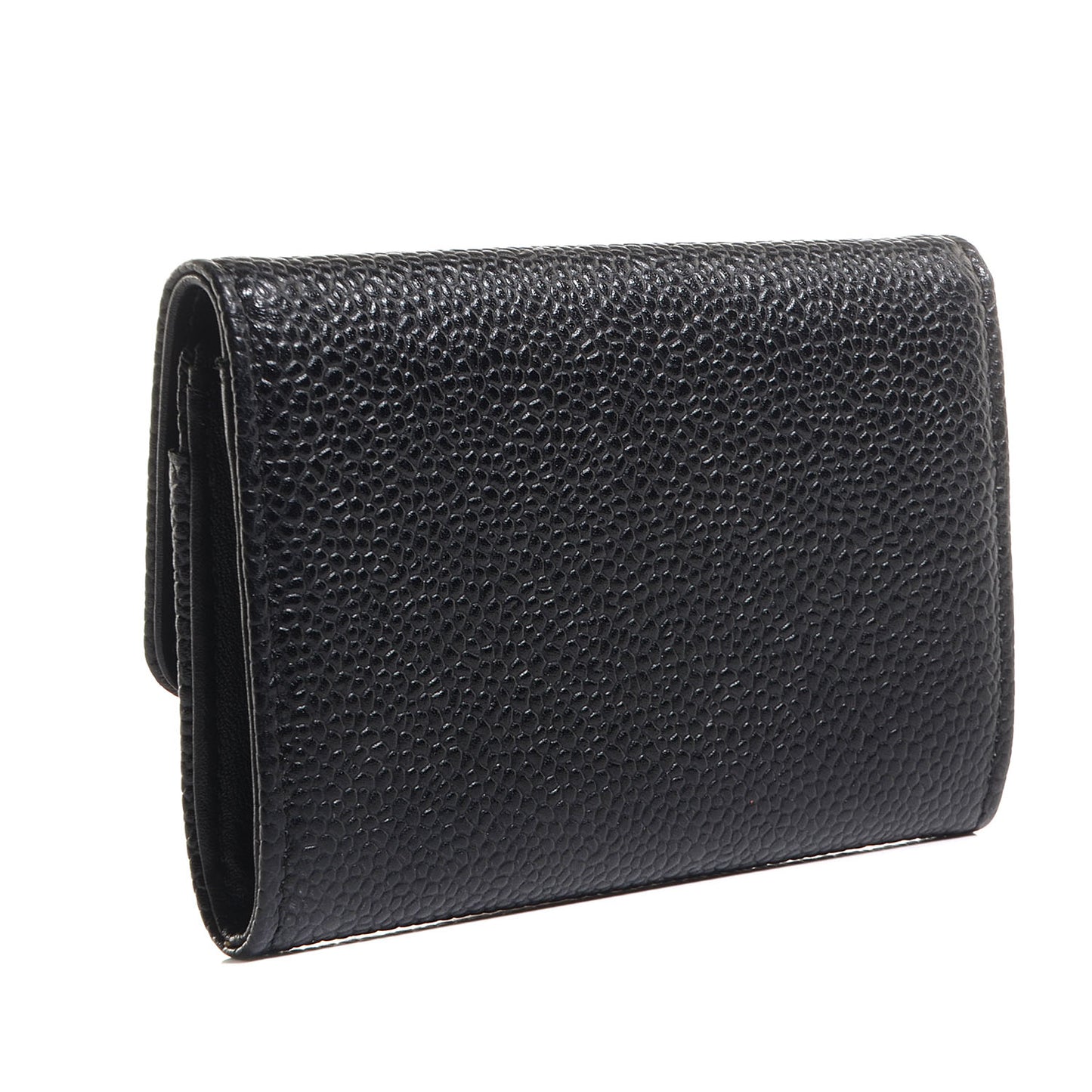 Caviar Timeless CC Flap Card Holder Black
