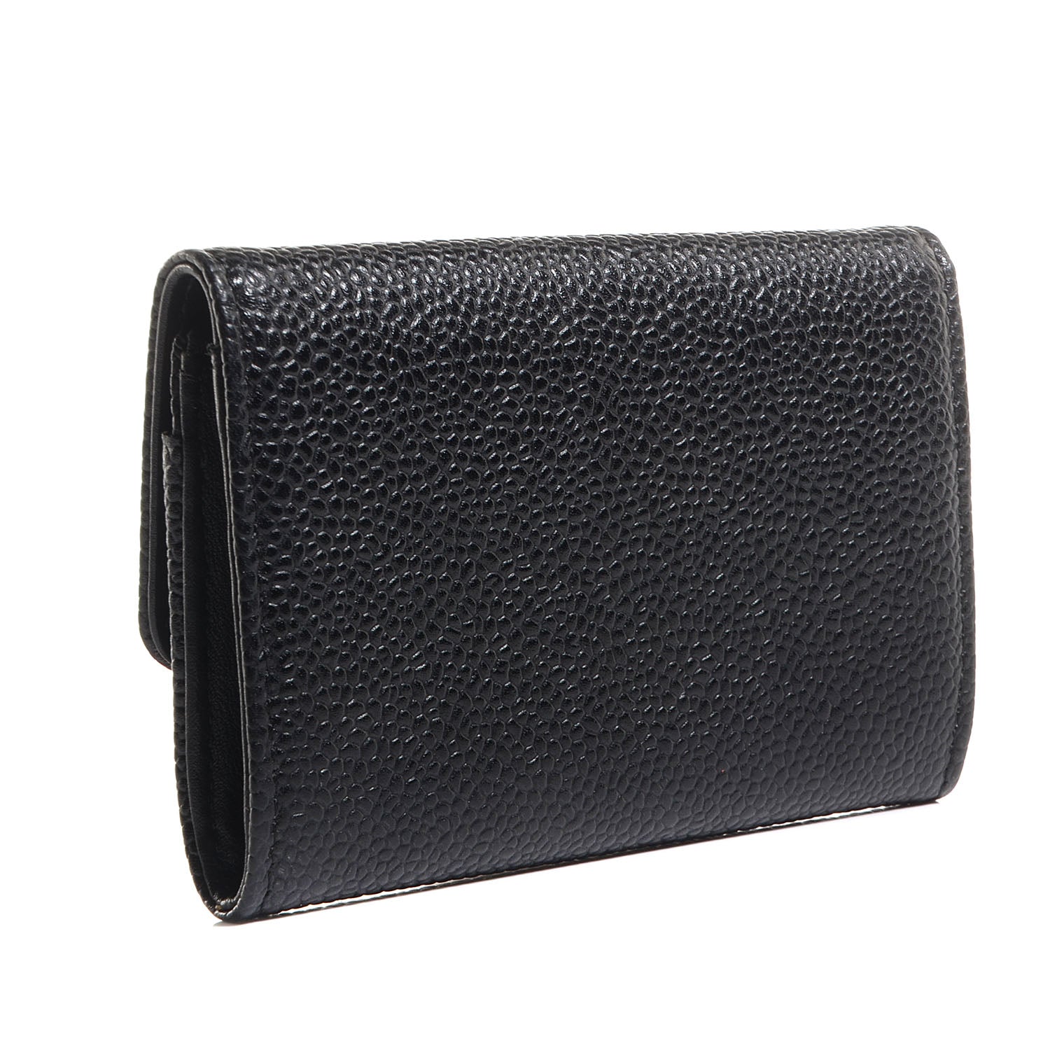Chanel Caviar Timeless CC Flap Card Holder Black 3 of 9
