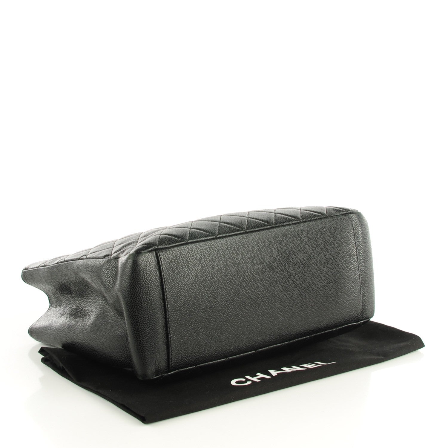 Chanel Caviar Quilted Grand Shopping Tote GST Black 4 of 7