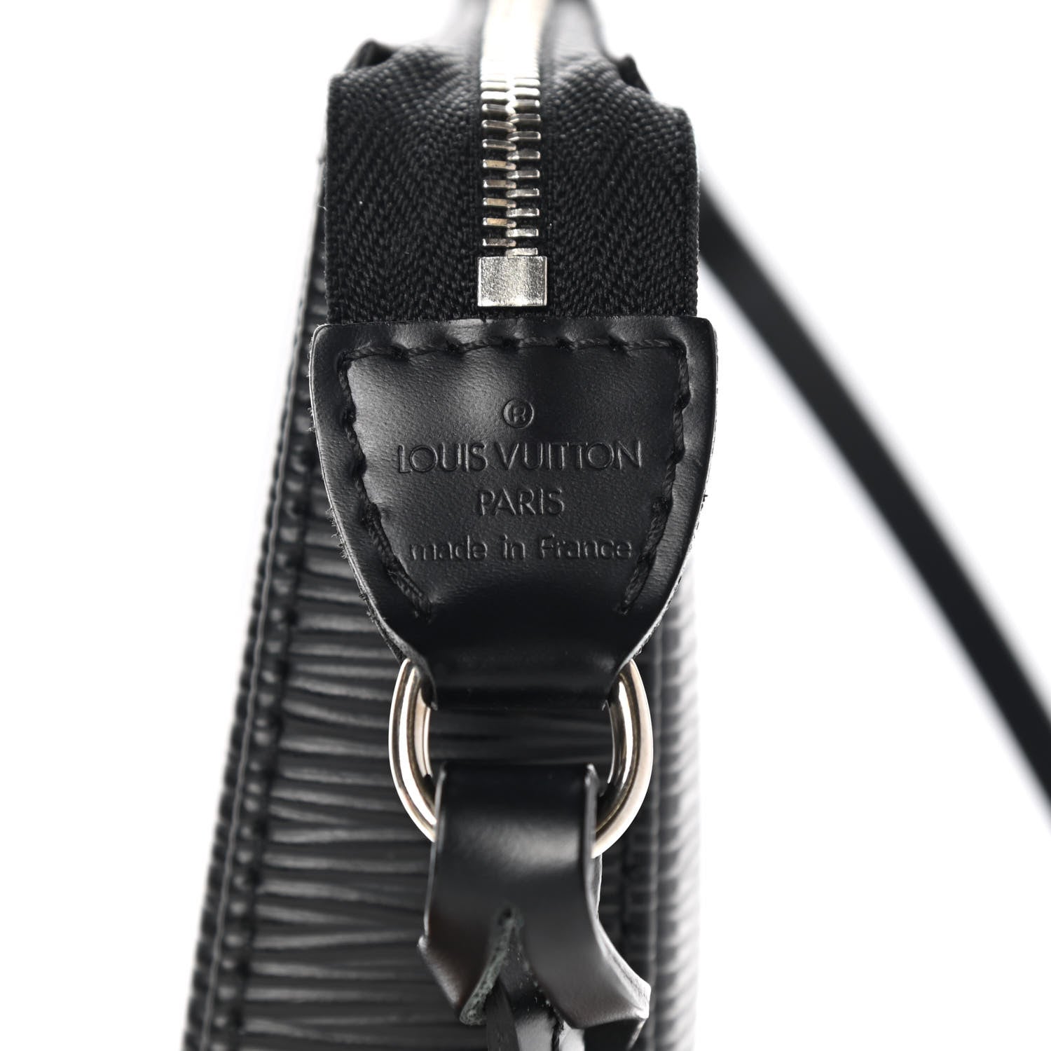 Louis Vuitton Epi Pochette Accessories NM Black 6 of 9