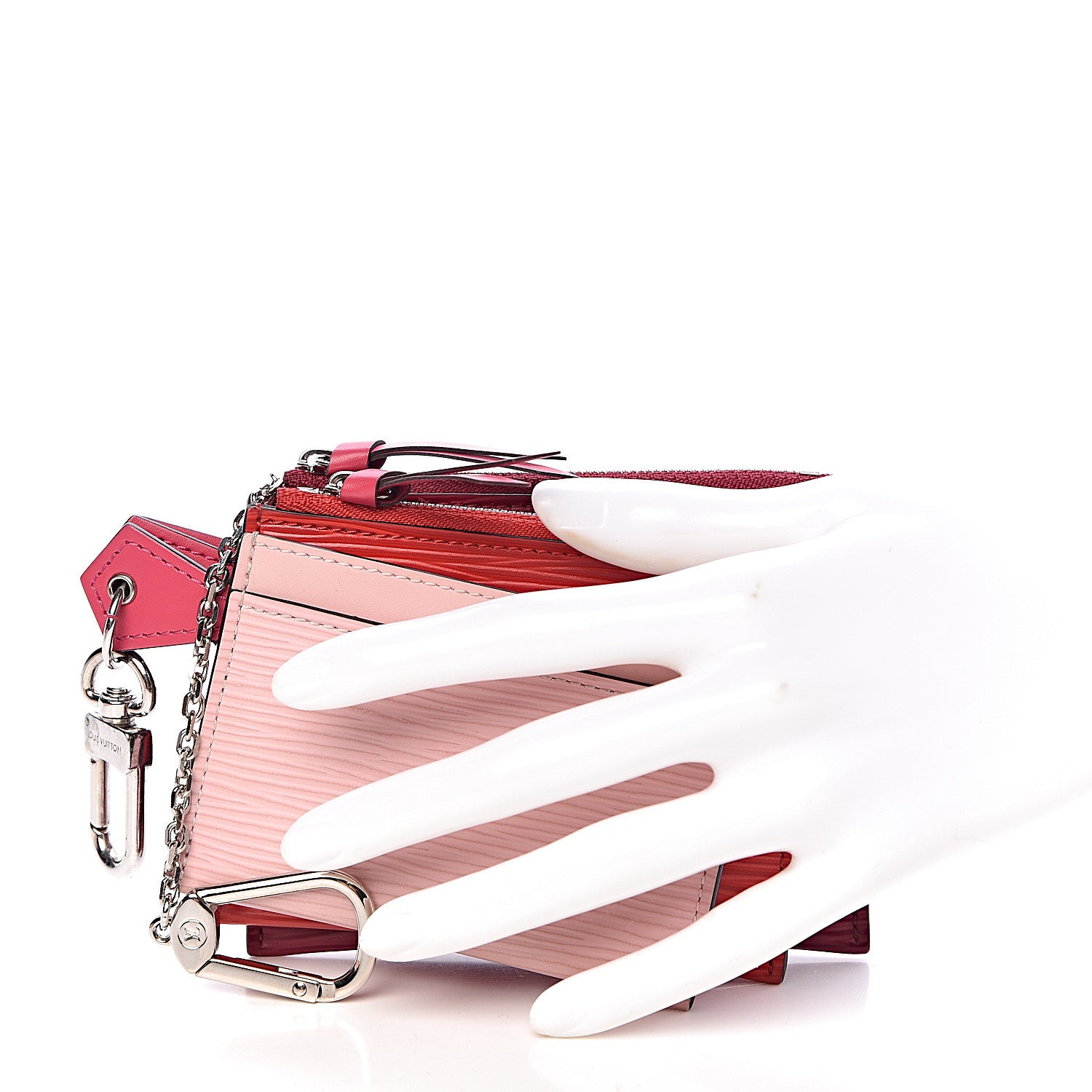 Louis Vuitton Epi Trio Card Case Wallet Rose Ballerine Rouge Fuchsia 2 of 9