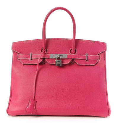 Hermes Epsom Birkin 35 Rose Tyrien 1 of 36