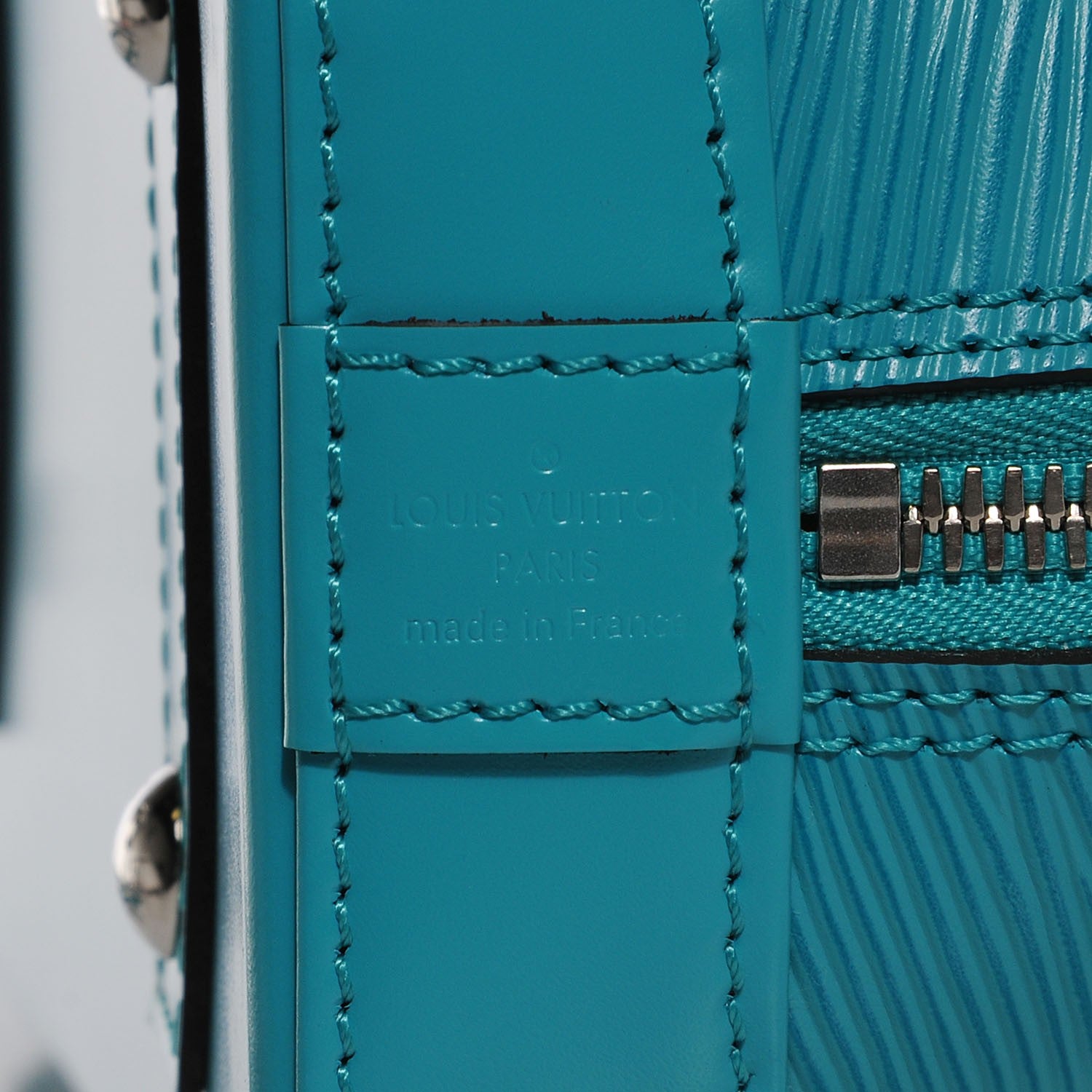 Louis Vuitton Epi Alma BB Turquoise 6 of 7