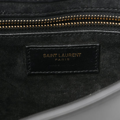 Saint Laurent Smooth Calfskin Le 5 A 7 Hobo Black 6 of 8