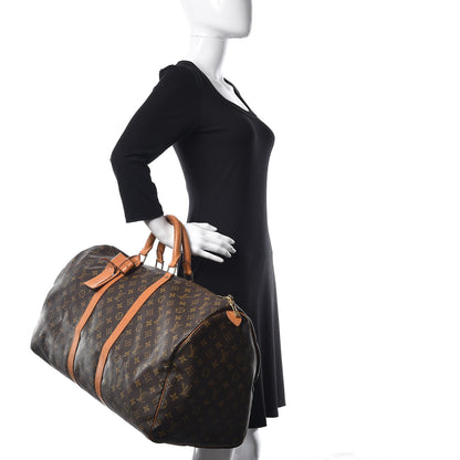 Louis Vuitton Monogram Keepall 55 3 of 10