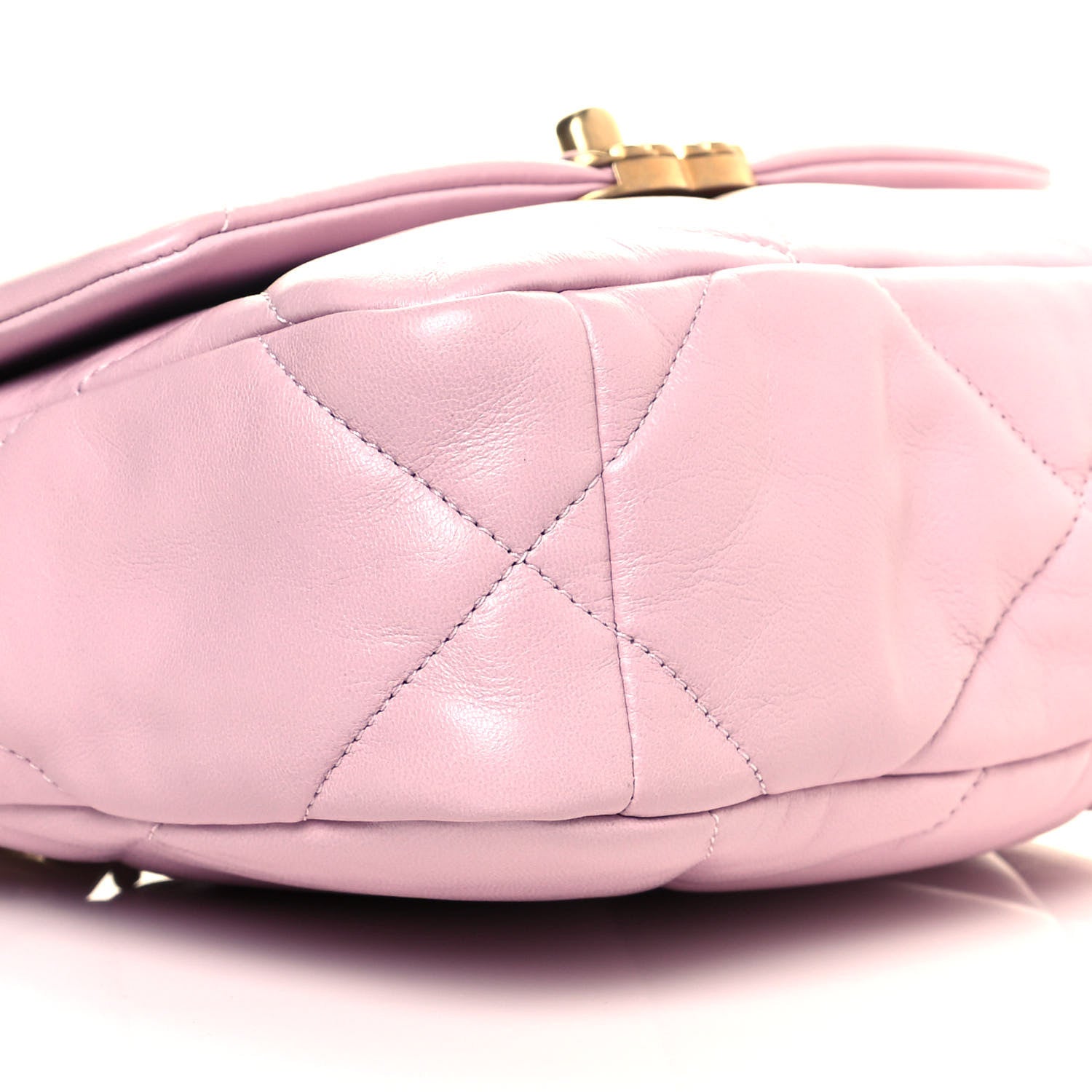 Chanel Lambskin Quilted Medium Chanel 19 Flap Light Pink 9 of 11