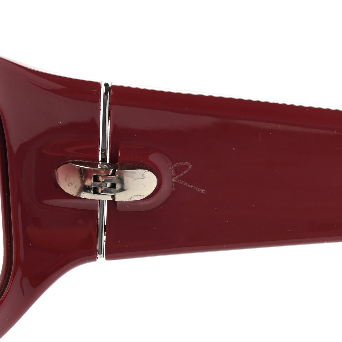Resin Cannage Lady Dior Sunglasses Red