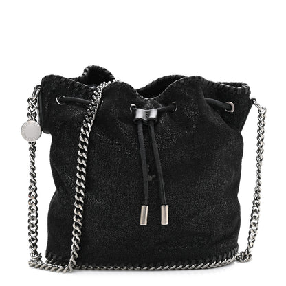 Stella McCartney Shaggy Deer Small Falabella Bucket Bag Black 1 of 11