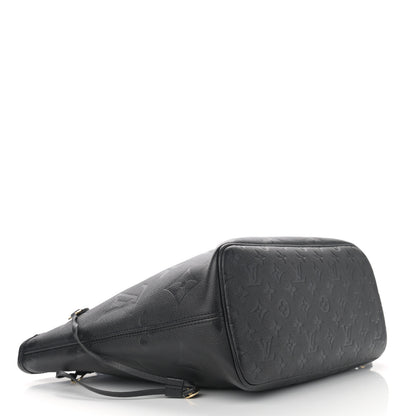 Louis Vuitton Empreinte Monogram Giant Neverfull MM Black 4 of 9