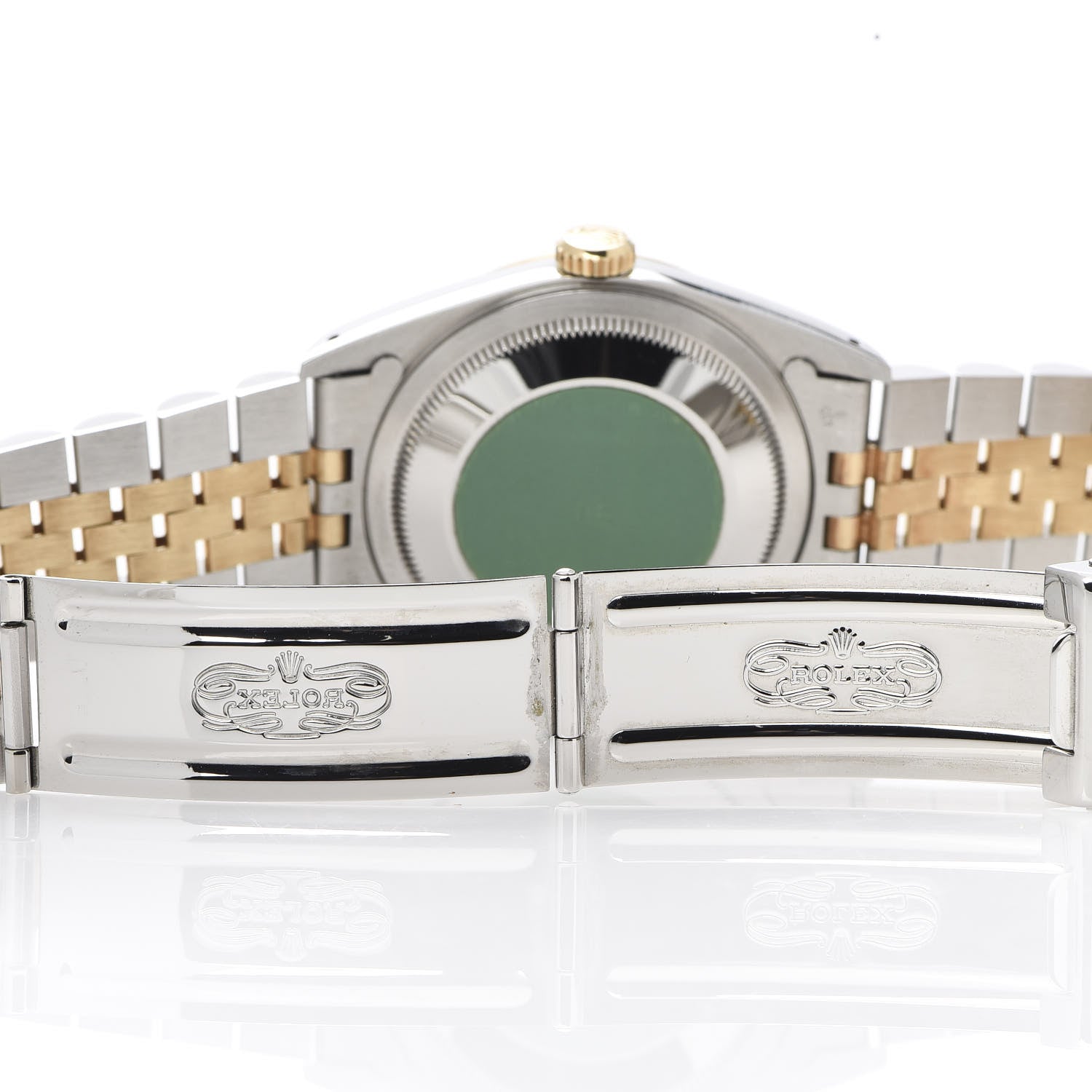 Rolex Stainless Steel 18K Yellow Gold Diamond 36mm Oyster Perpetual Datejust Watch Champagne 16233 6 of 8