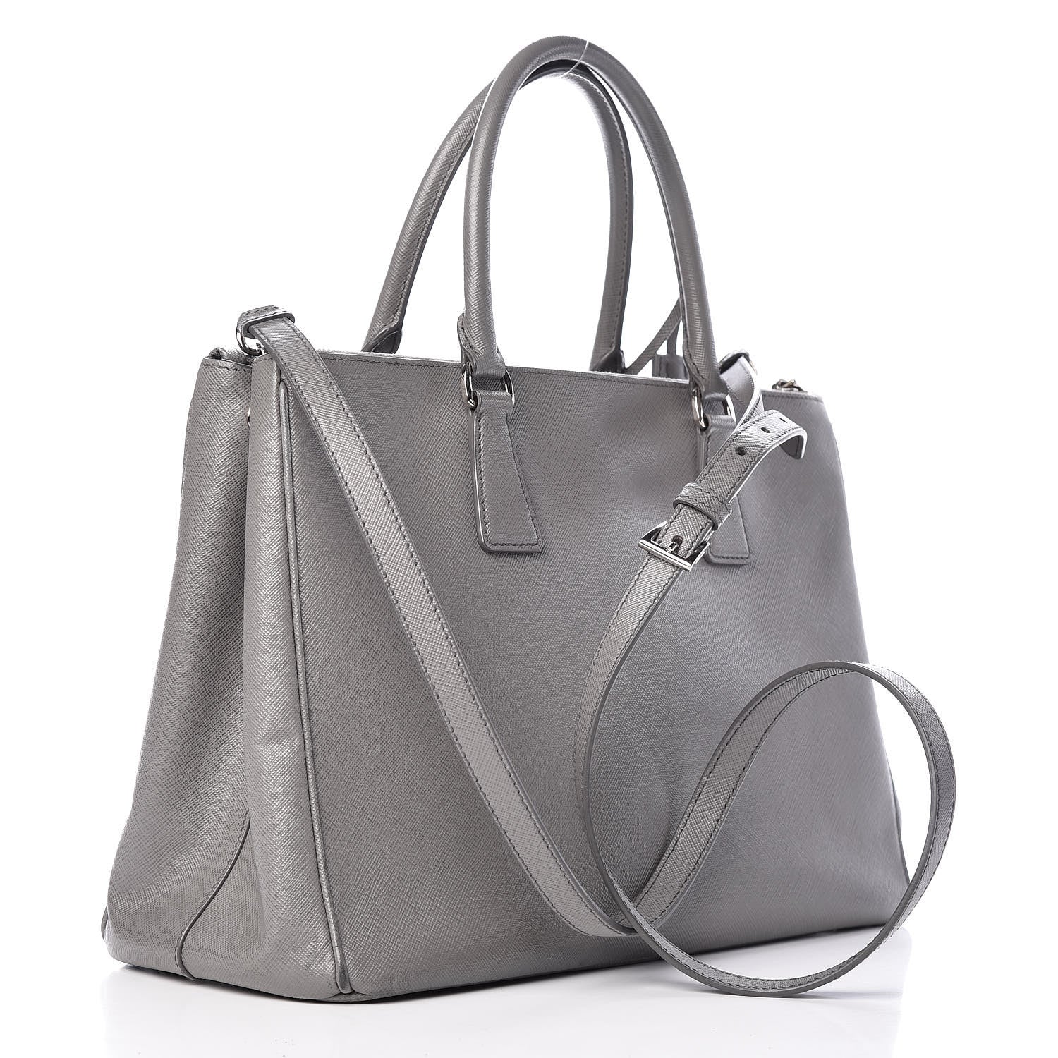 Prada Saffiano Medium Galleria Double Zip Tote Marmo 3 of 15