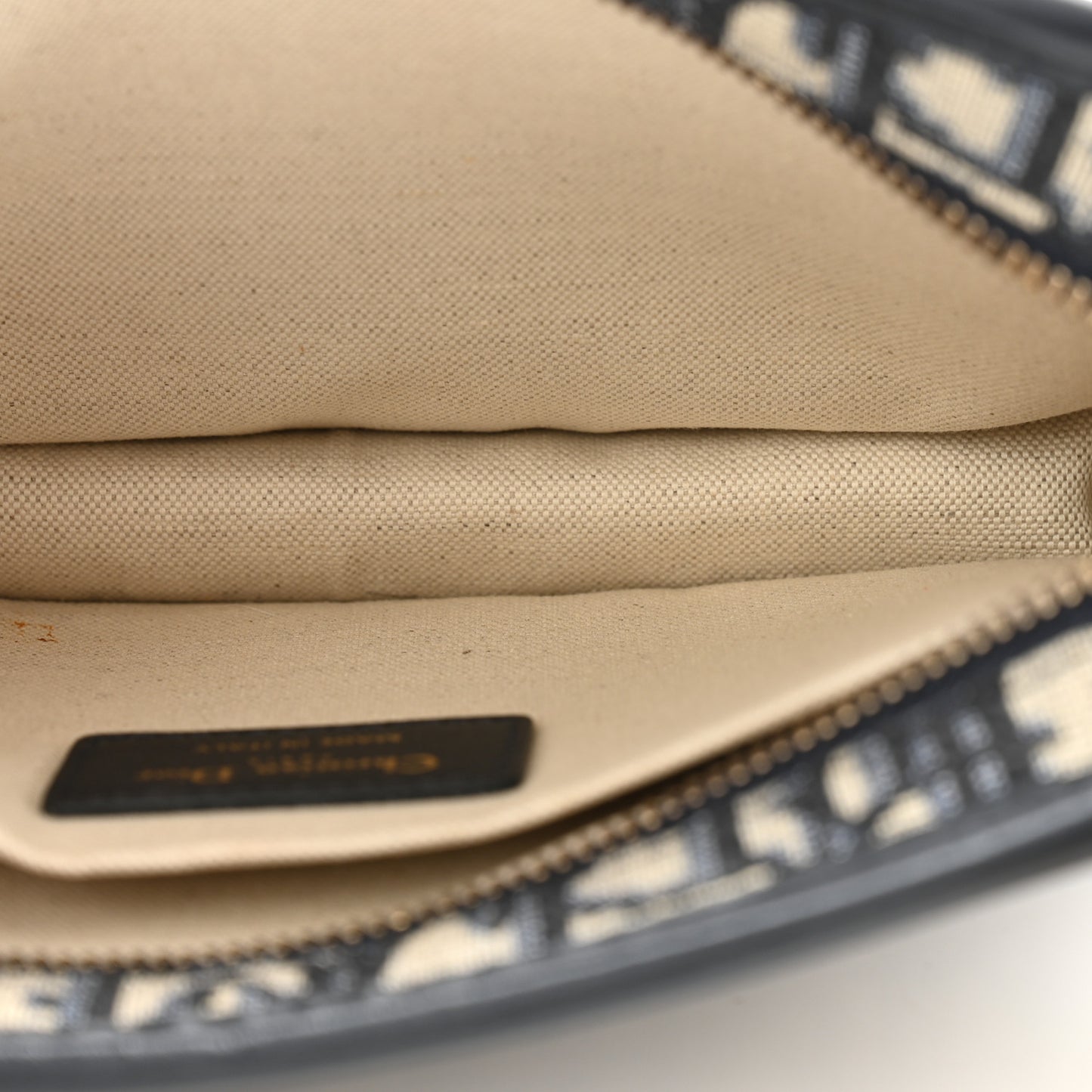 Oblique Diorquake Clutch Blue