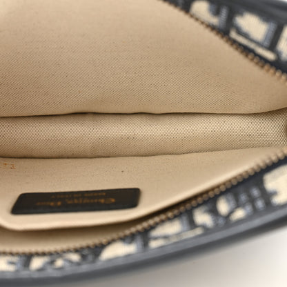 Christian Dior Oblique Diorquake Clutch Blue 5 of 8