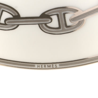 Hermes Porcelain Platinum Chaine d'Ancre Tea Cup and Saucer Set of 2 8 of 12