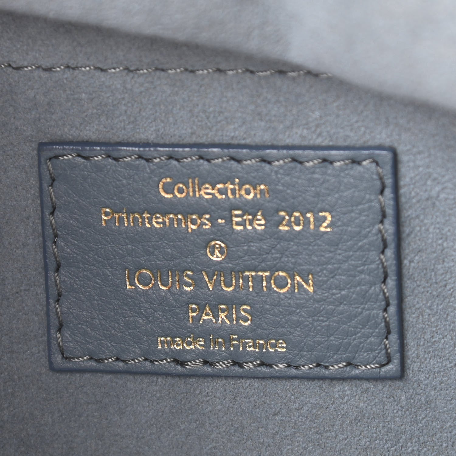Louis Vuitton Monogram Denim Pochette Round Blue 6 of 10