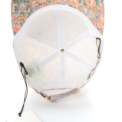 Gucci X LIBERTY OF LONDON Canvas Infinity Abbey Baseball Hat Perfect Pink Ivory 5 of 9