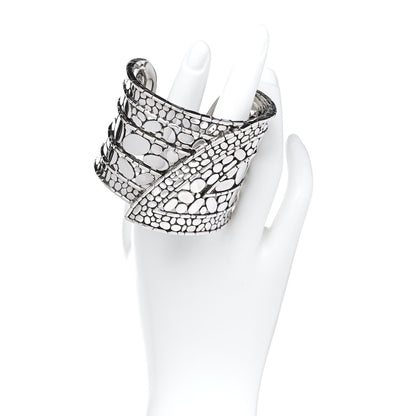 John Hardy Sterling Silver Wide Kali Strap Cuff Bracelet 2 of 4