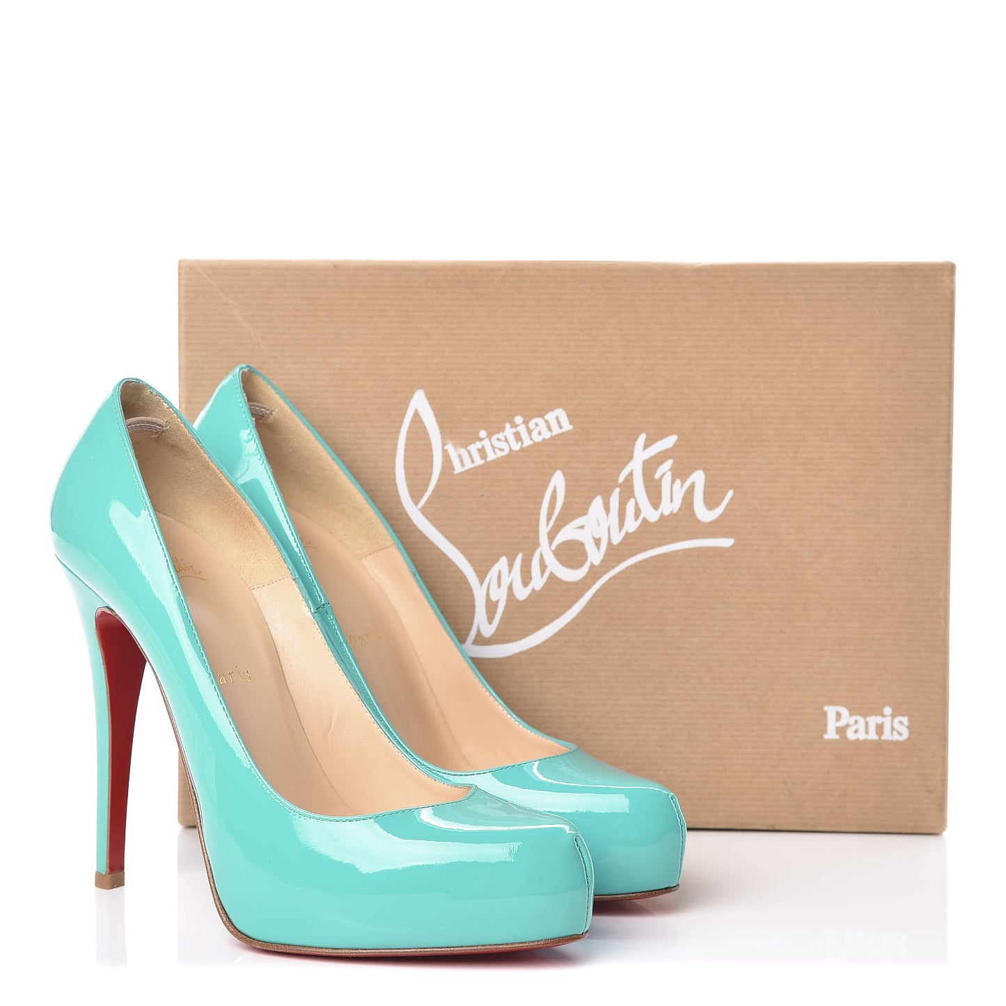 Patent Rolando 120 Pumps 38 Turquoise