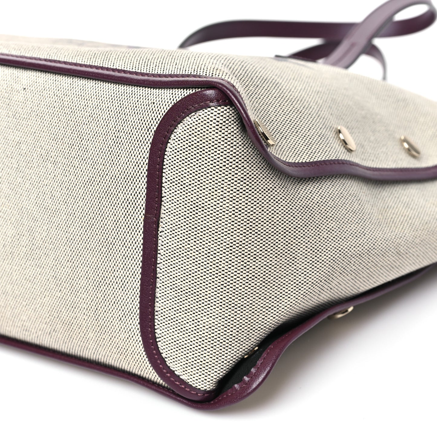 Canvas Medium Bond Shopper Tote Aubergine