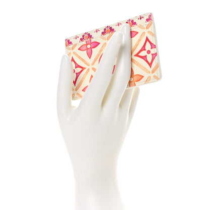 Louis Vuitton Monogram Tiles By The Pool Card Holder Coral 2 of 6