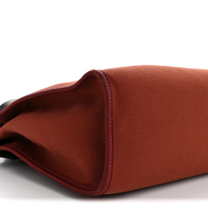Hermes Toile Vache Hunter Herbag Zip 31 PM Rouge H Ebene 10 of 14