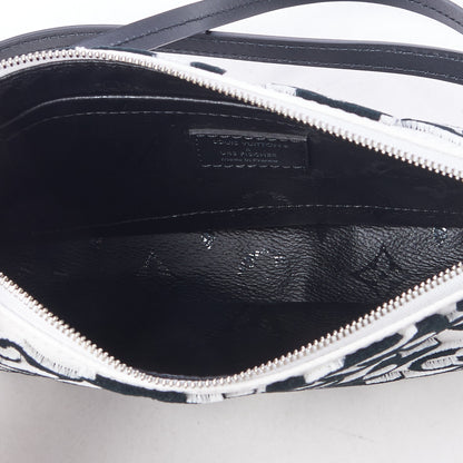 Louis Vuitton X UF Tufted Monogram Pochette Accessories White Black 6 of 8