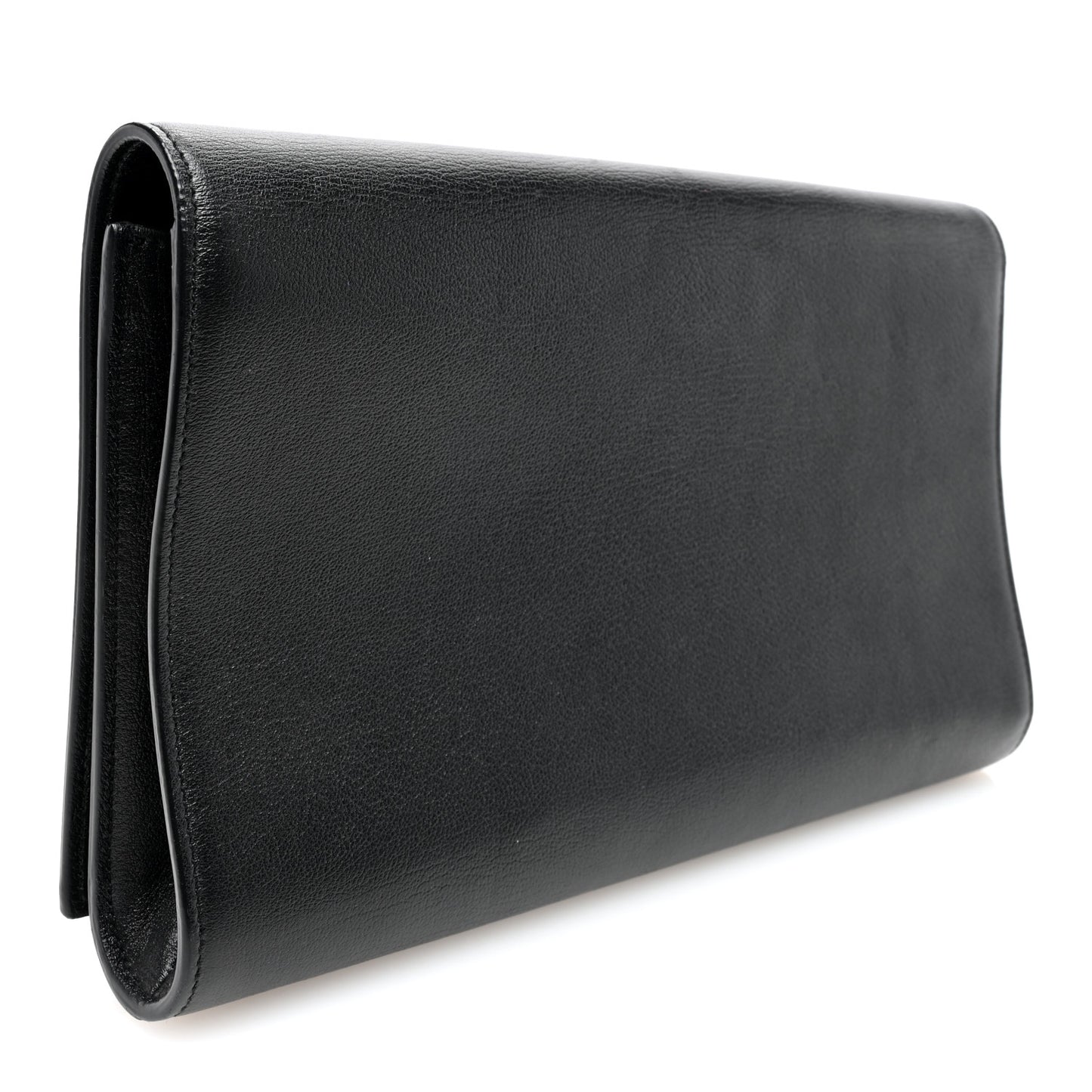 Goatskin Monogram Large Belle De Jour Clutch Black