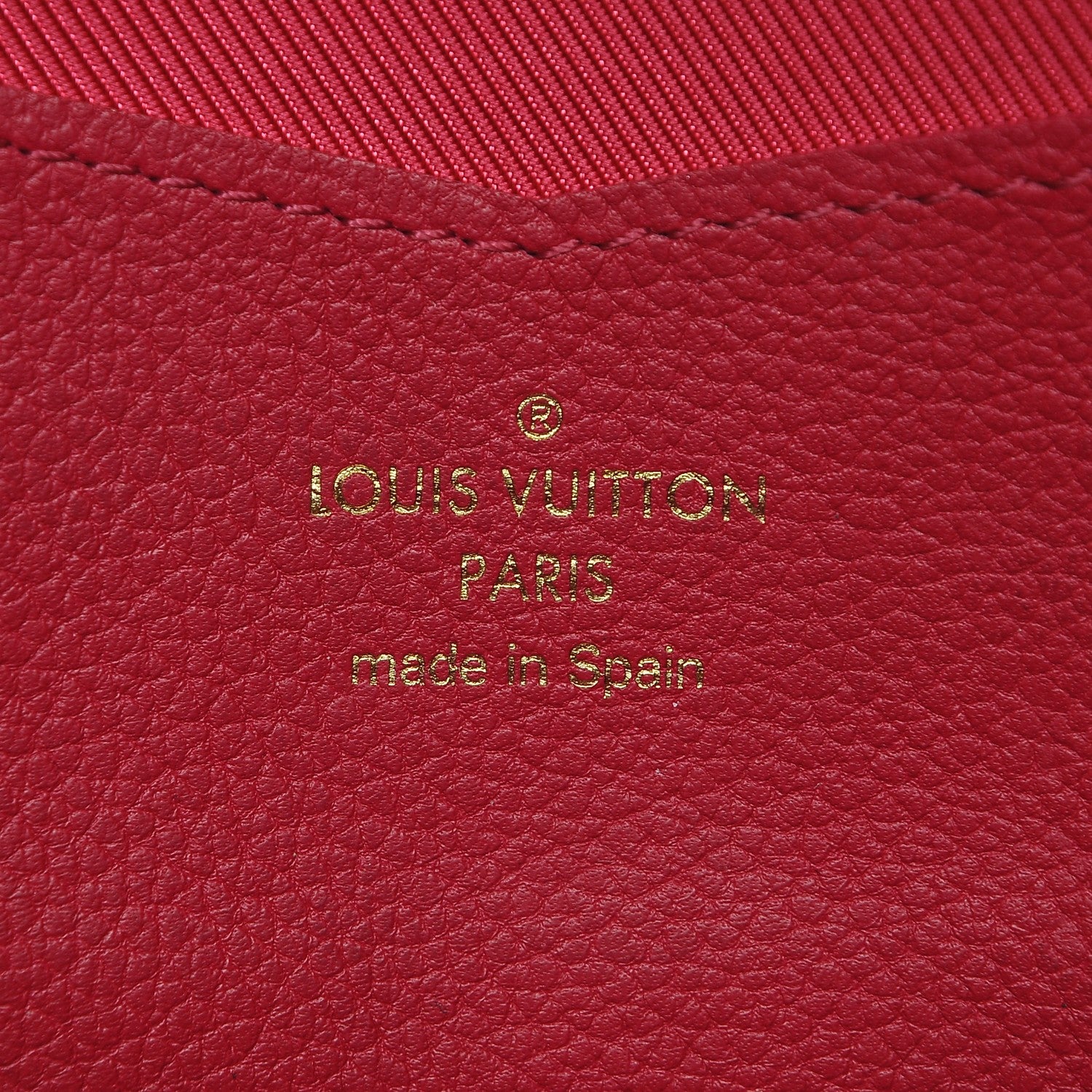 Louis Vuitton Calfskin Lockme Wallet Dahlia 6 of 6
