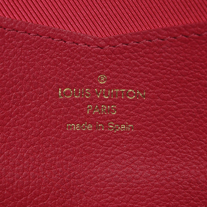 Louis Vuitton Calfskin Lockme Wallet Dahlia 6 of 6