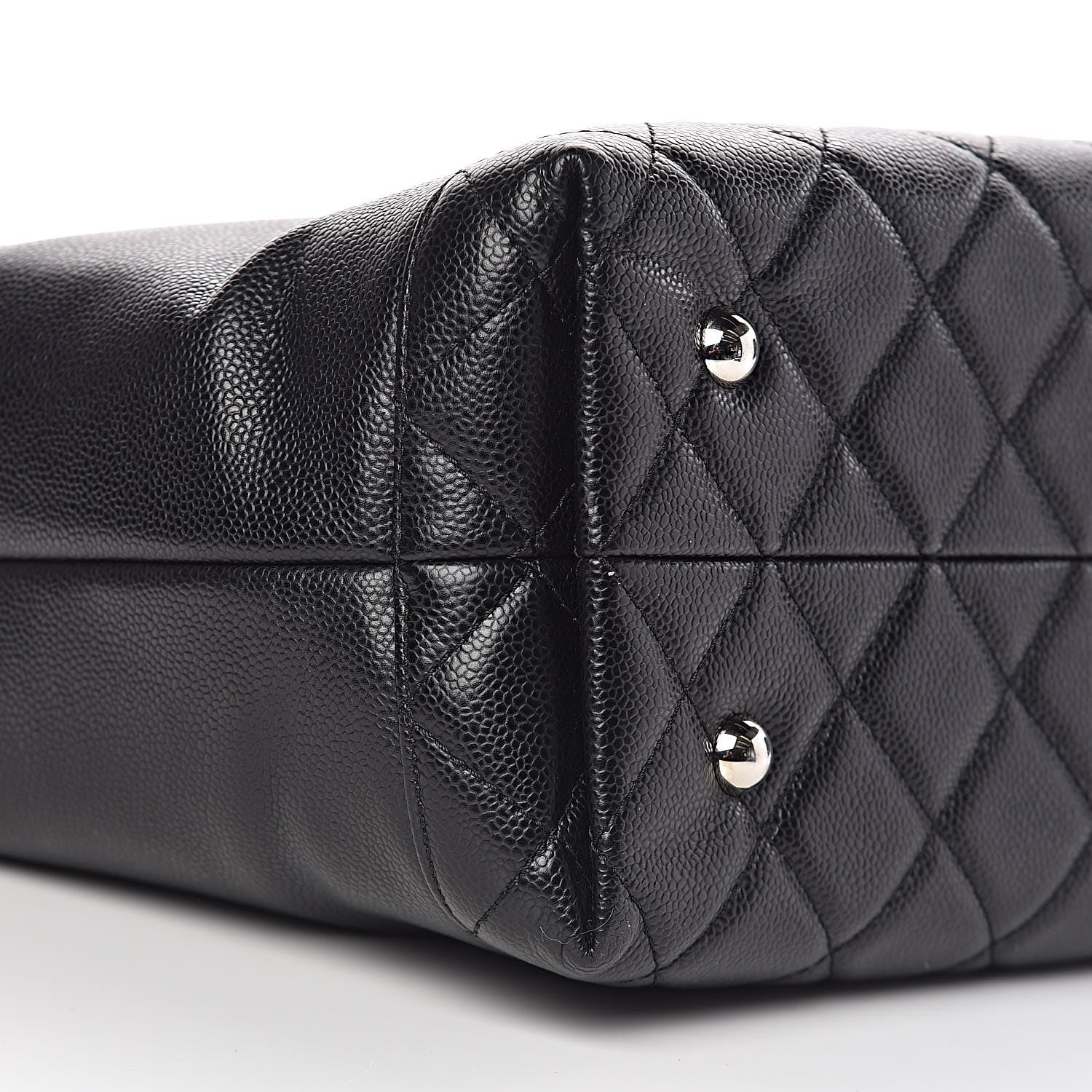 Chanel Soft Caviar CC Medium Top Handle Tote Black 10 of 14