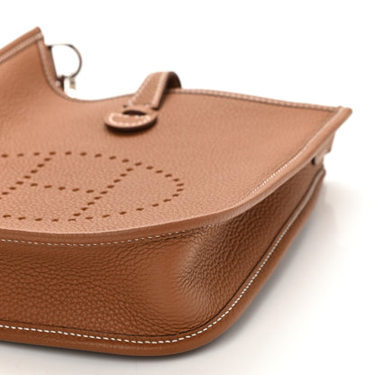 Hermes Taurillon Clemence Evelyne TPM Gold 10 of 10