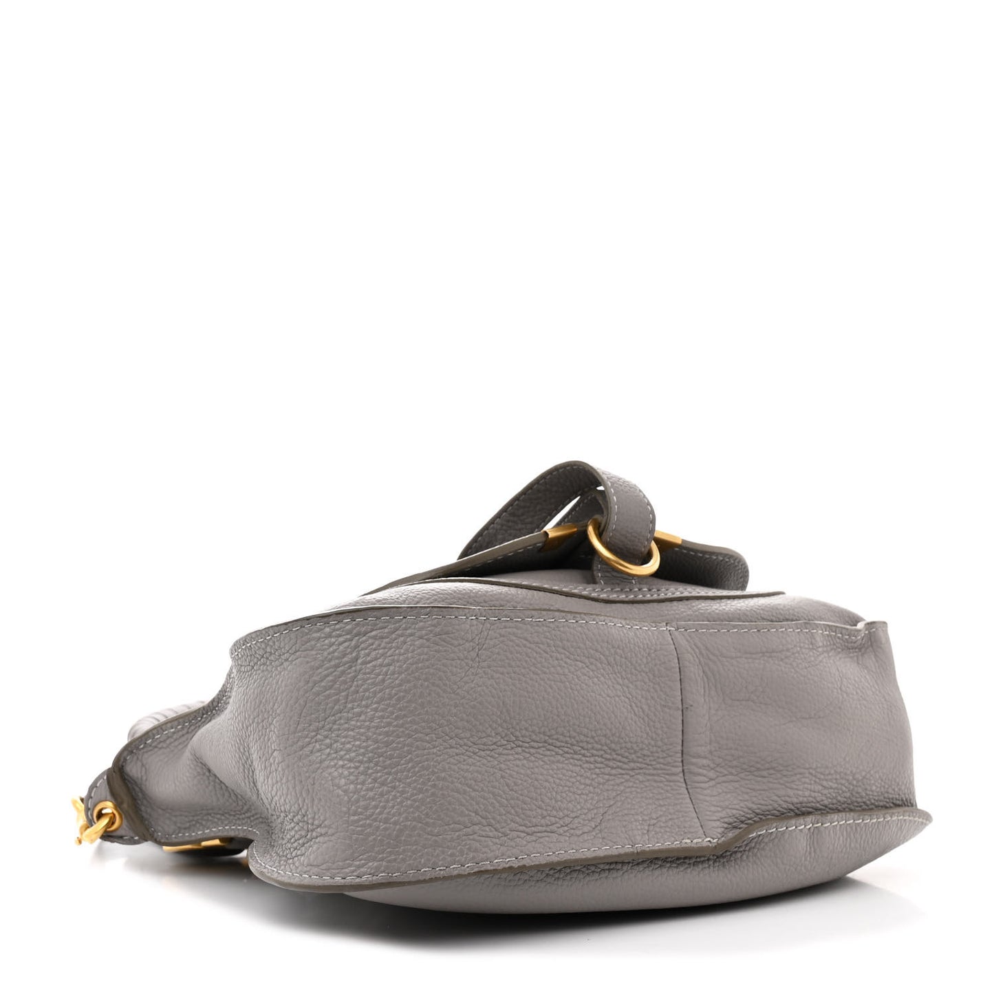 Calfskin Small Marcie Satchel Cashmere Grey