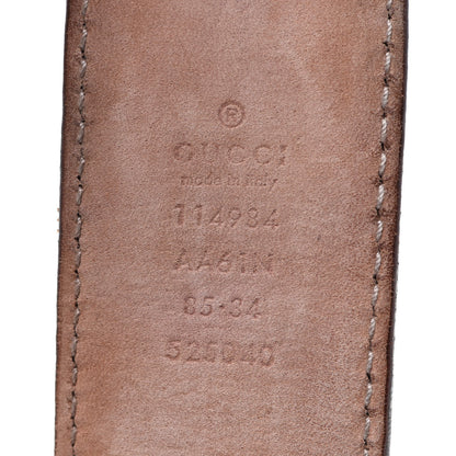 Gucci Guccissima Interlocking G 40mm Belt 85 34 Acero 5 of 5