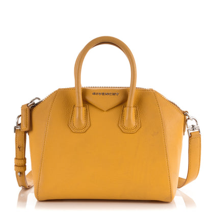 Givenchy Sugar Goatskin Mini Antigona Bright Yellow 1 of 11