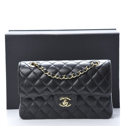 Chanel Caviar Quilted Small Double Flap Black 15 of 15
