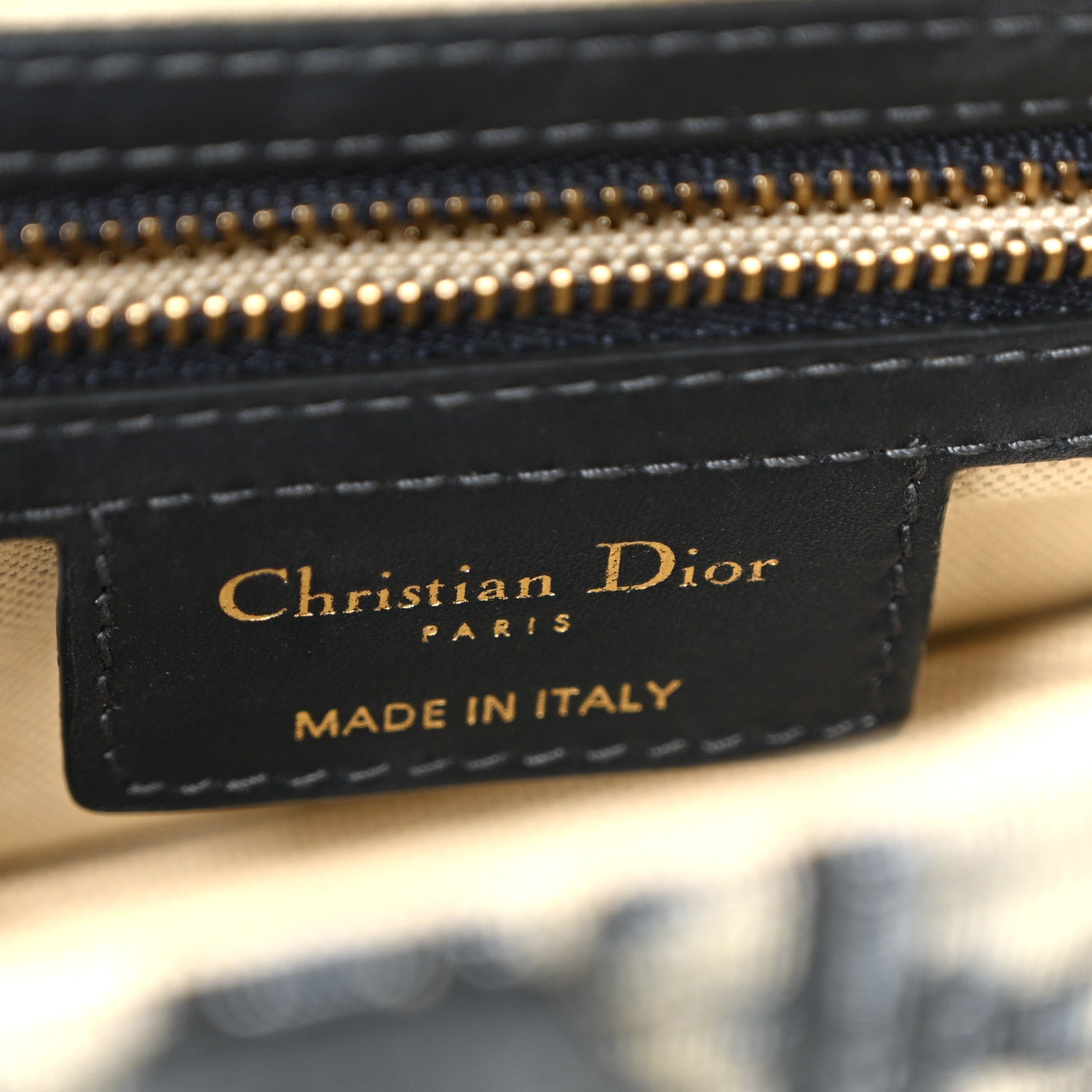 Christian Dior Oblique Saddle Bag Blue 6 of 10